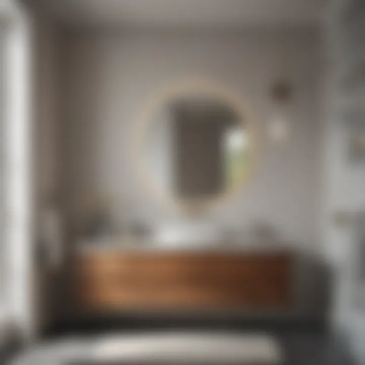 Knighten 17 Vanity in Contemporary Bathroom Sleek design of the Knighten 17 Single Bathroom Vanity showcased in a modern bathroom setting.