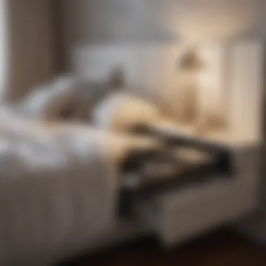 Multi-functional storage bed with hidden compartments