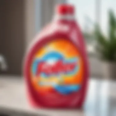 Colorful branding techniques in laundry detergent packaging