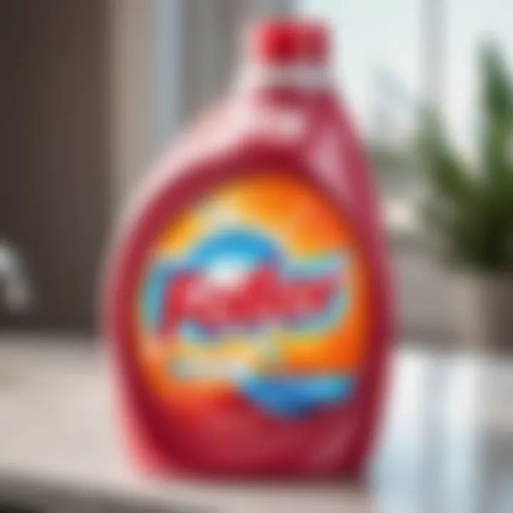 Colorful branding techniques in laundry detergent packaging