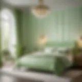 Serene Light Green Bedroom Design Tranquil Light Green Bedroom