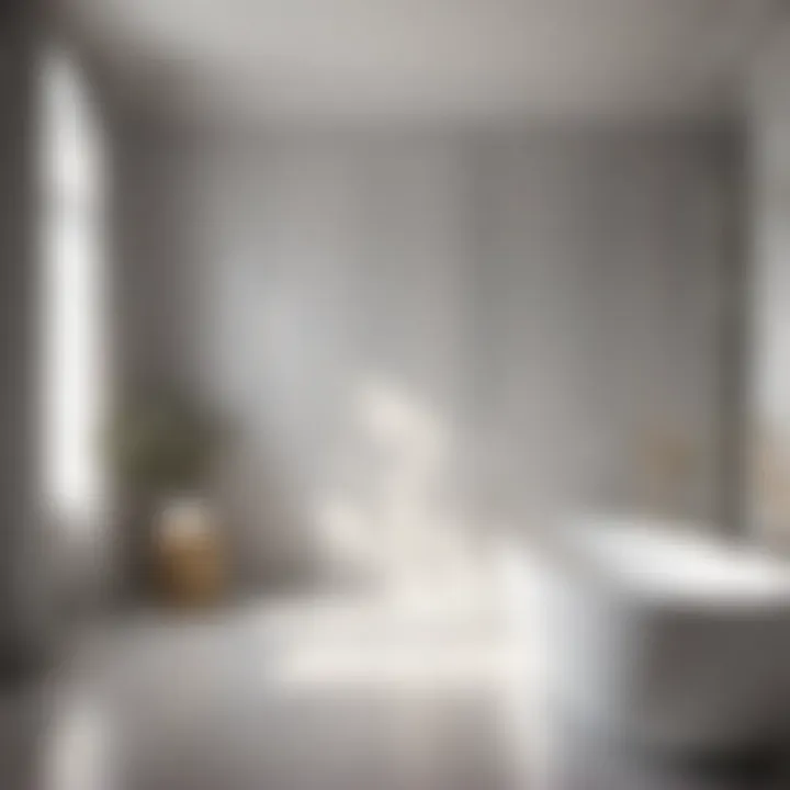 Elegance in Light Grey Bathroom Paint Elegant Light Grey Bathroom Paint
