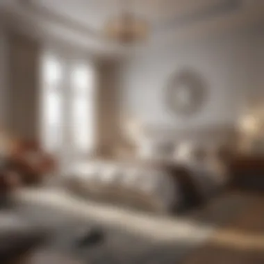 Comfortable Bedroom with Low Pile Carpet Comfortable bedroom setting with low pile carpet