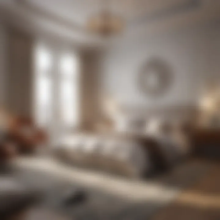 Comfortable Bedroom with Low Pile Carpet Comfortable bedroom setting with low pile carpet