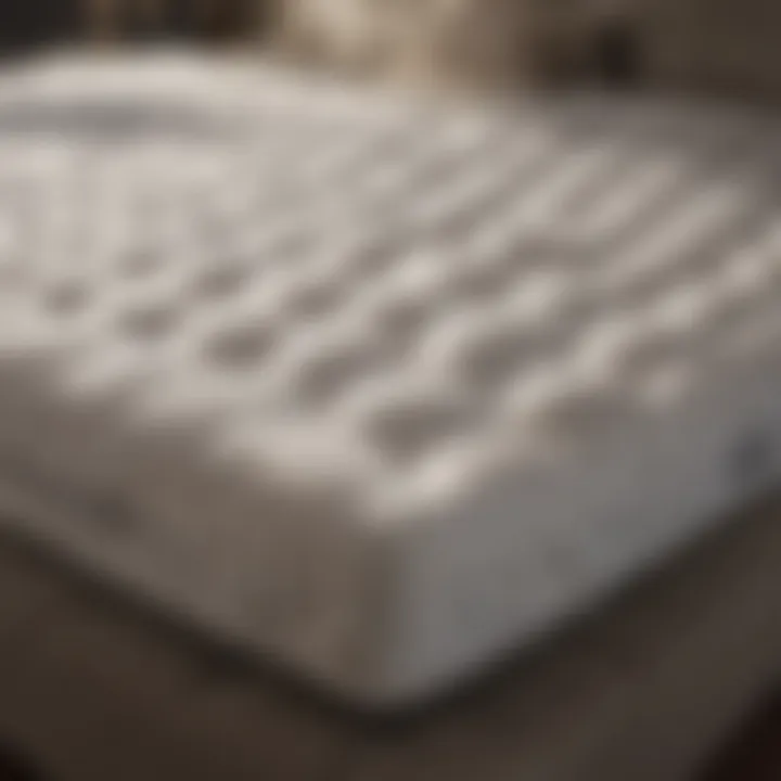 Display of the latest mattress technology innovations