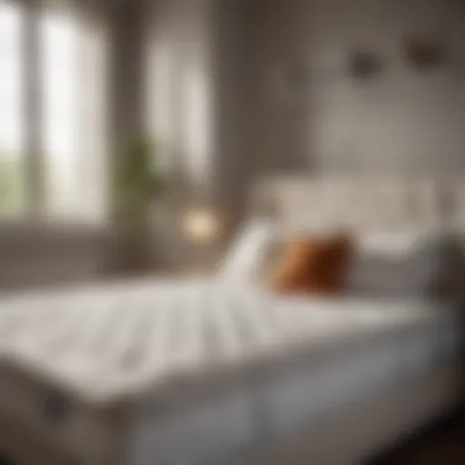Showroom showcasing a variety of mattresses