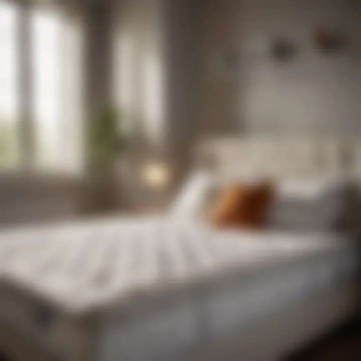 Showroom showcasing a variety of mattresses