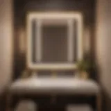 Elegant Vanity Set in a Luxurious Bathroom Elegant Vanity Set in a Luxurious Bathroom