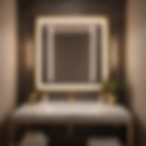 Elegant Vanity Set in a Luxurious Bathroom Elegant Vanity Set in a Luxurious Bathroom