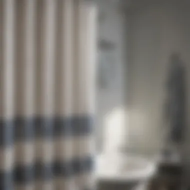 Nautica shower curtain featuring contemporary nautical designs