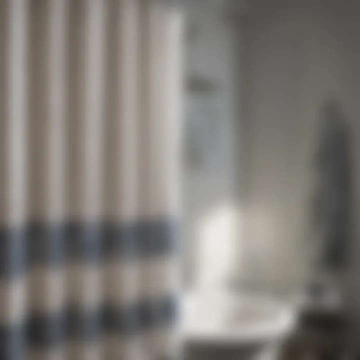 Nautica shower curtain featuring contemporary nautical designs