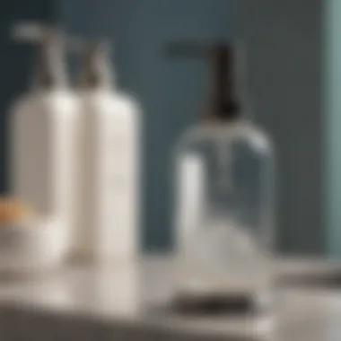Stylish Nautica soap dispenser complementing modern bathroom decor