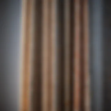 Minimalist Bathroom Curtain with Geometric Patterns