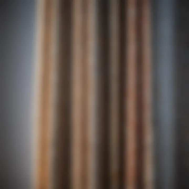 Minimalist Bathroom Curtain with Geometric Patterns