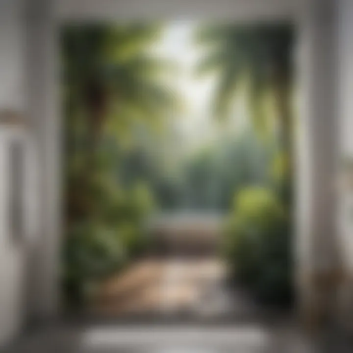 Tropical Paradise Shower Curtain for Chic Bathroom Decor