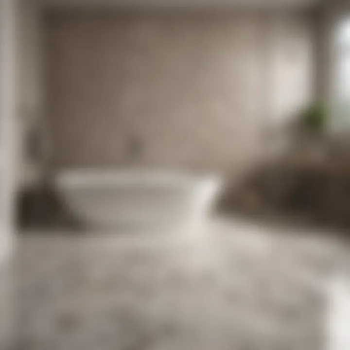 Luxurious ceramic non-slip tiles in a modern bathroom setting