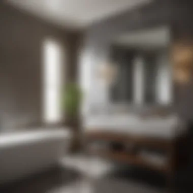 Stylish bathroom with aesthetic appeal