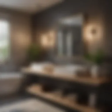 Elegant bathroom featuring sustainable materials