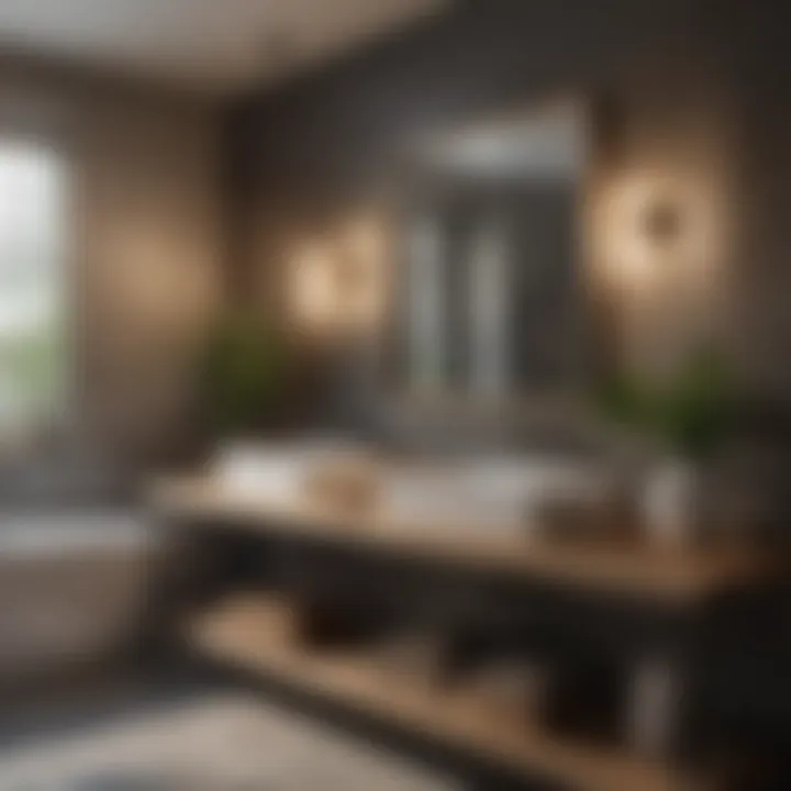 Elegant bathroom featuring sustainable materials