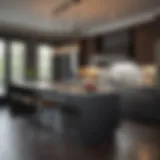 Modern kitchen with innovative design elements