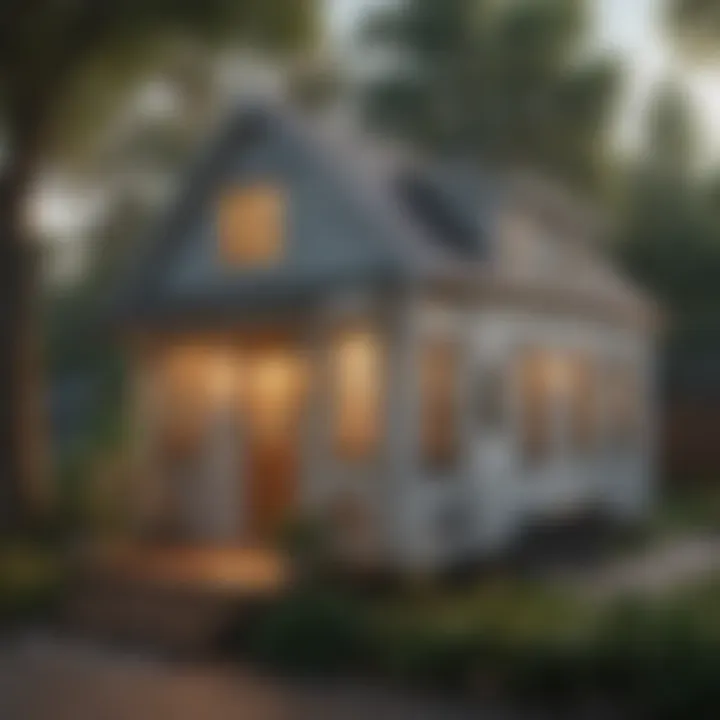 One-bedroom tiny house exterior with charm