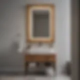 Elegant 26-inch bathroom vanity with modern design