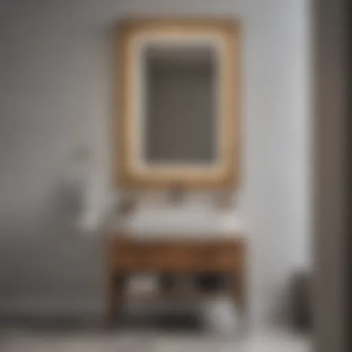 Elegant 26-inch bathroom vanity with modern design