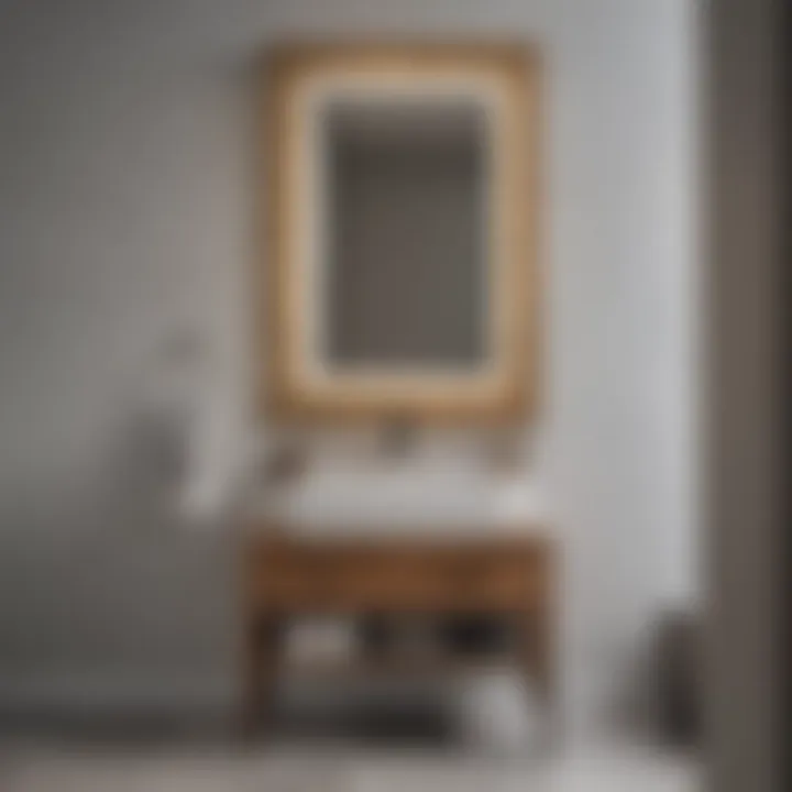 Elegant 26-inch bathroom vanity with modern design