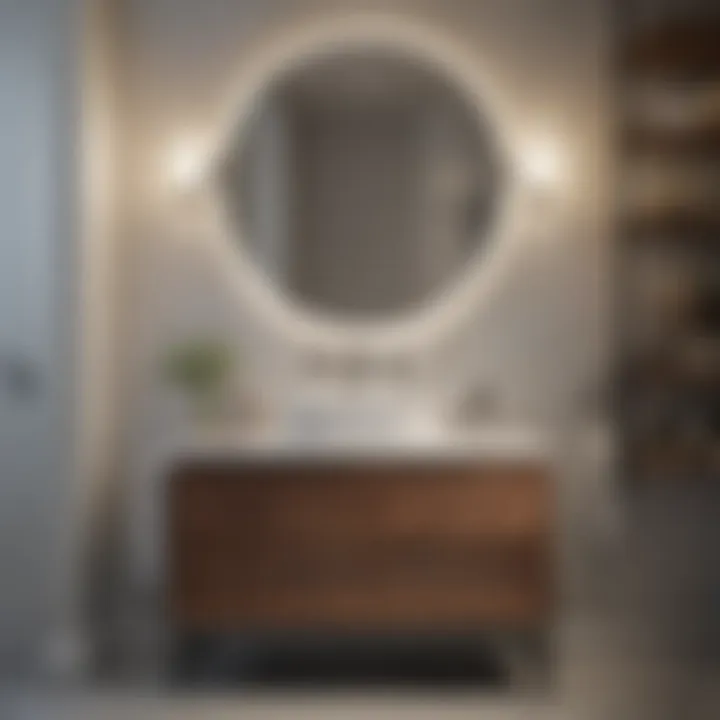 Stylish storage options in a 26-inch vanity