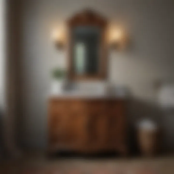 Traditional 26-inch bathroom vanity with classic features