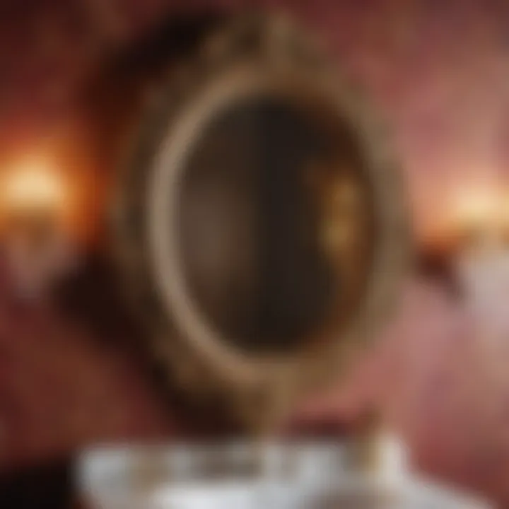 Vintage Ornate Mirror with Intricate Details