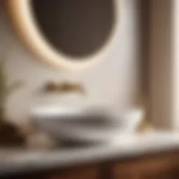 Elegant Oval Sink Design