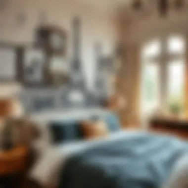 Artistic wall décor showcasing iconic Paris landmarks