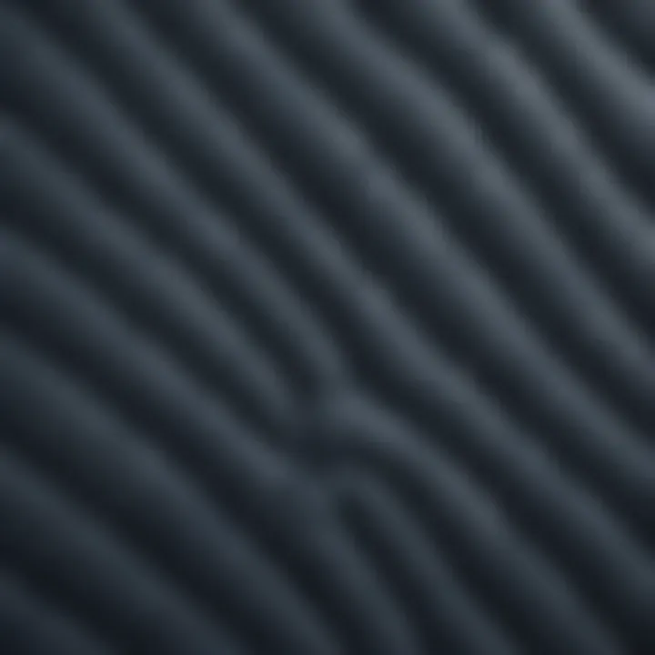 Close-up of Rubber Backing on Bath Mat Detailed view of rubber backing on a navy bath mat