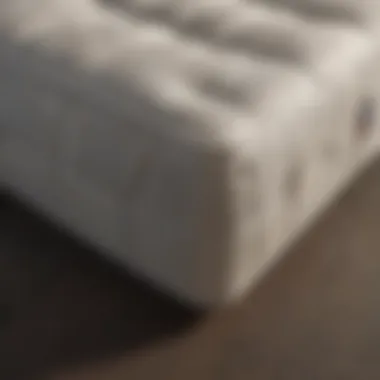 Exquisite Fabric Detail of Costco Roll-Up Mattress Luxurious Roll-Up Mattress Fabric Detail