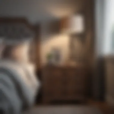 Functional RTG nightstand enhancing bedroom decor