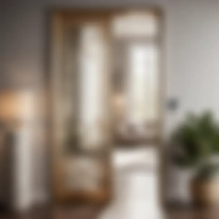 Personalized bedroom door reflecting individual style