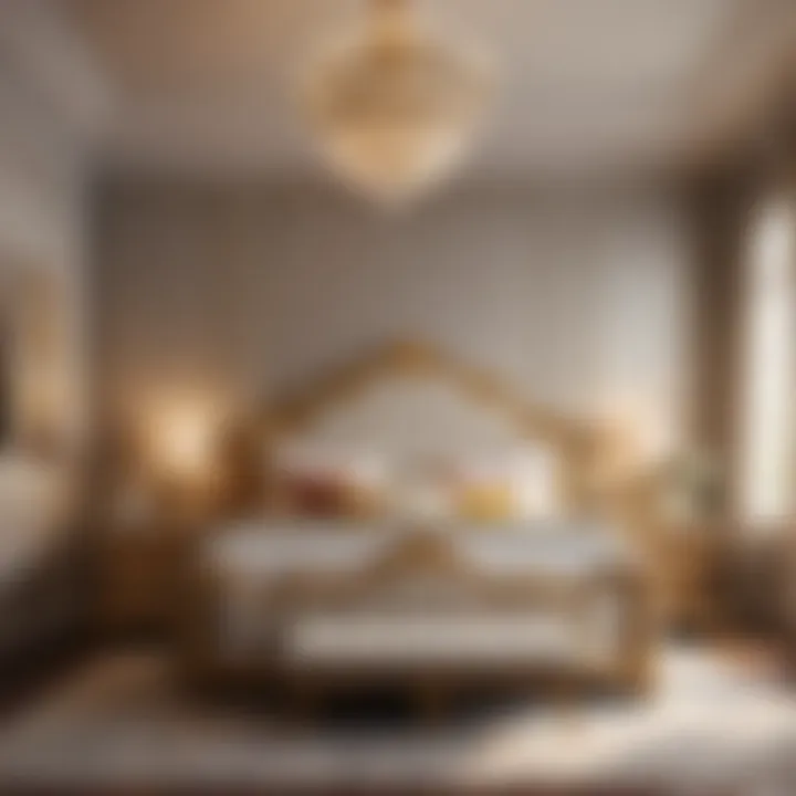 Luxurious Sims Bedroom Set with Intricate Details Luxurious Sims bedroom set with intricate details