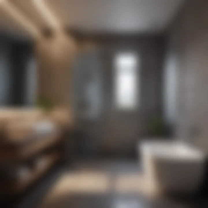 Space Optimization Through Half Wall Zoning Space optimization through half wall zoning