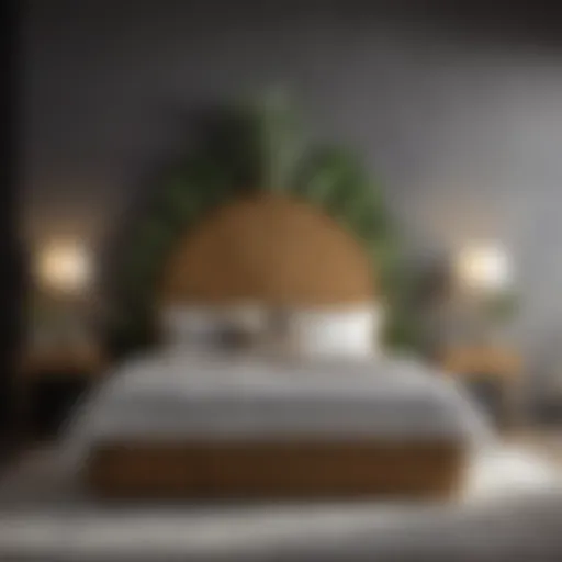 Contemporary Pineapple Bed Frame Stylish pineapple bed frame in a contemporary bedroom setting