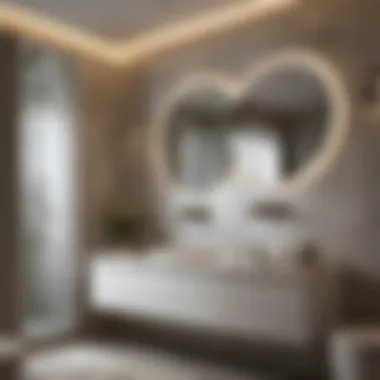 Moisture-resistant wall treatments in a chic bathroom