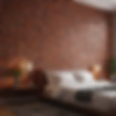 Vibrant Geometric Patterns for Dynamic Spaces Vibrant geometric patterns on a bedroom wall