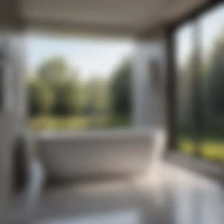 A Contemporary Take on the 59 x 29 Bathtub Modern bathroom featuring a 59 x 29 bathtub