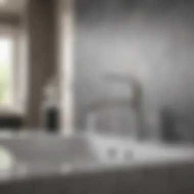 Sleek Minimalist Faucet Minimalist wall mount faucet with clean lines