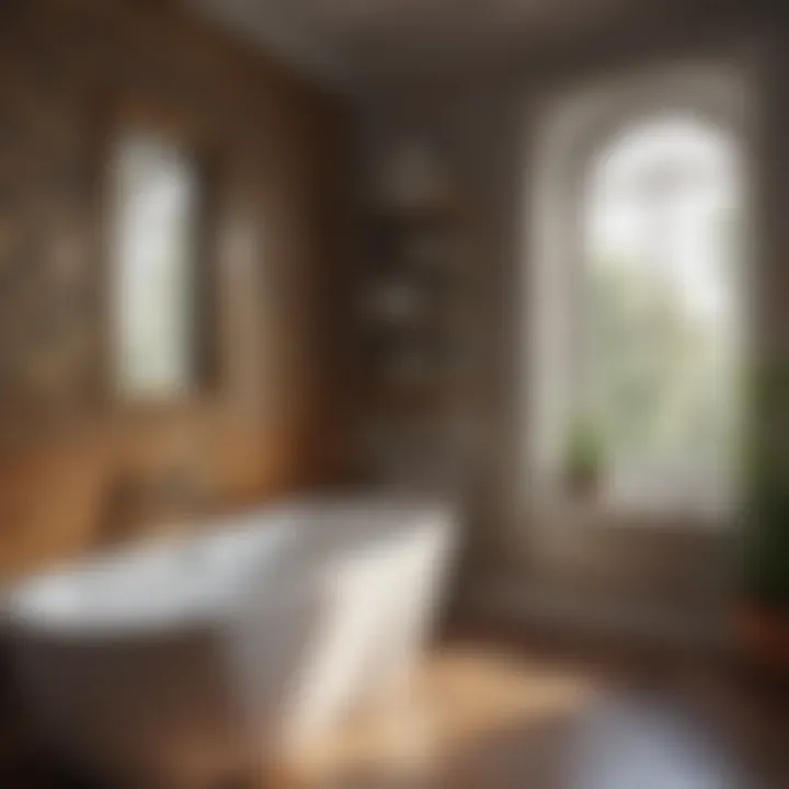 Maintenance tools for corner baths