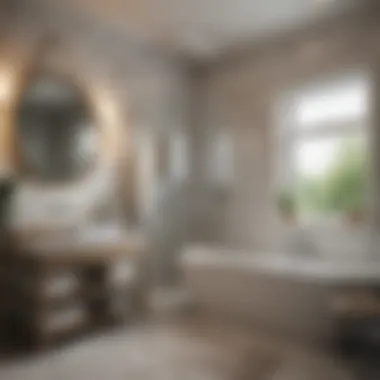 Integration of Luxury in Bathroom Design Stylish corner bath integrated into modern bathroom