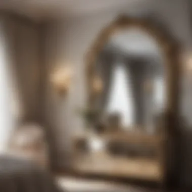 Variety of Mirror Styles Variety of mirror styles displayed in a chic bedroom