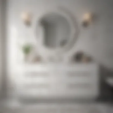 Inspiring Styles of White Cabinets Various styles of white bathroom cabinets for inspiration