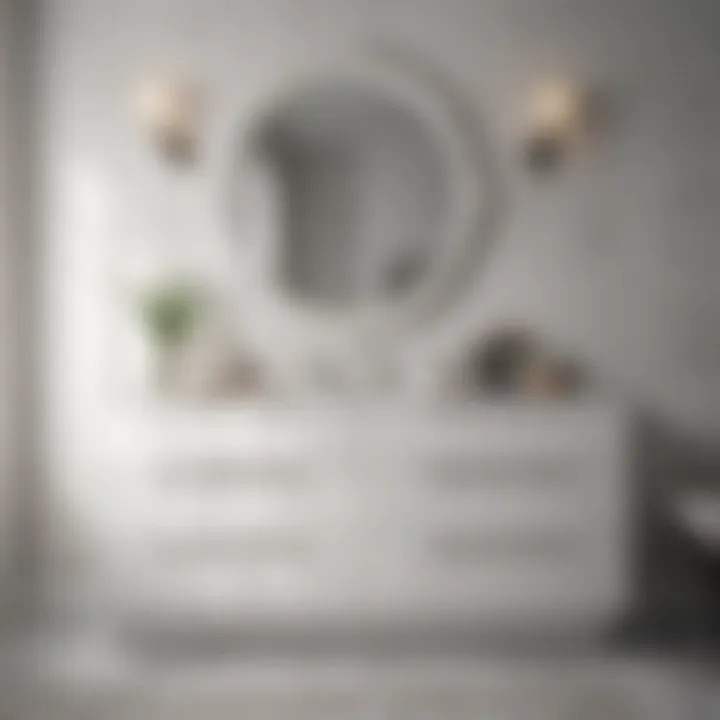 Inspiring Styles of White Cabinets Various styles of white bathroom cabinets for inspiration