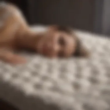 Innovative mattress design highlighting comfort features.